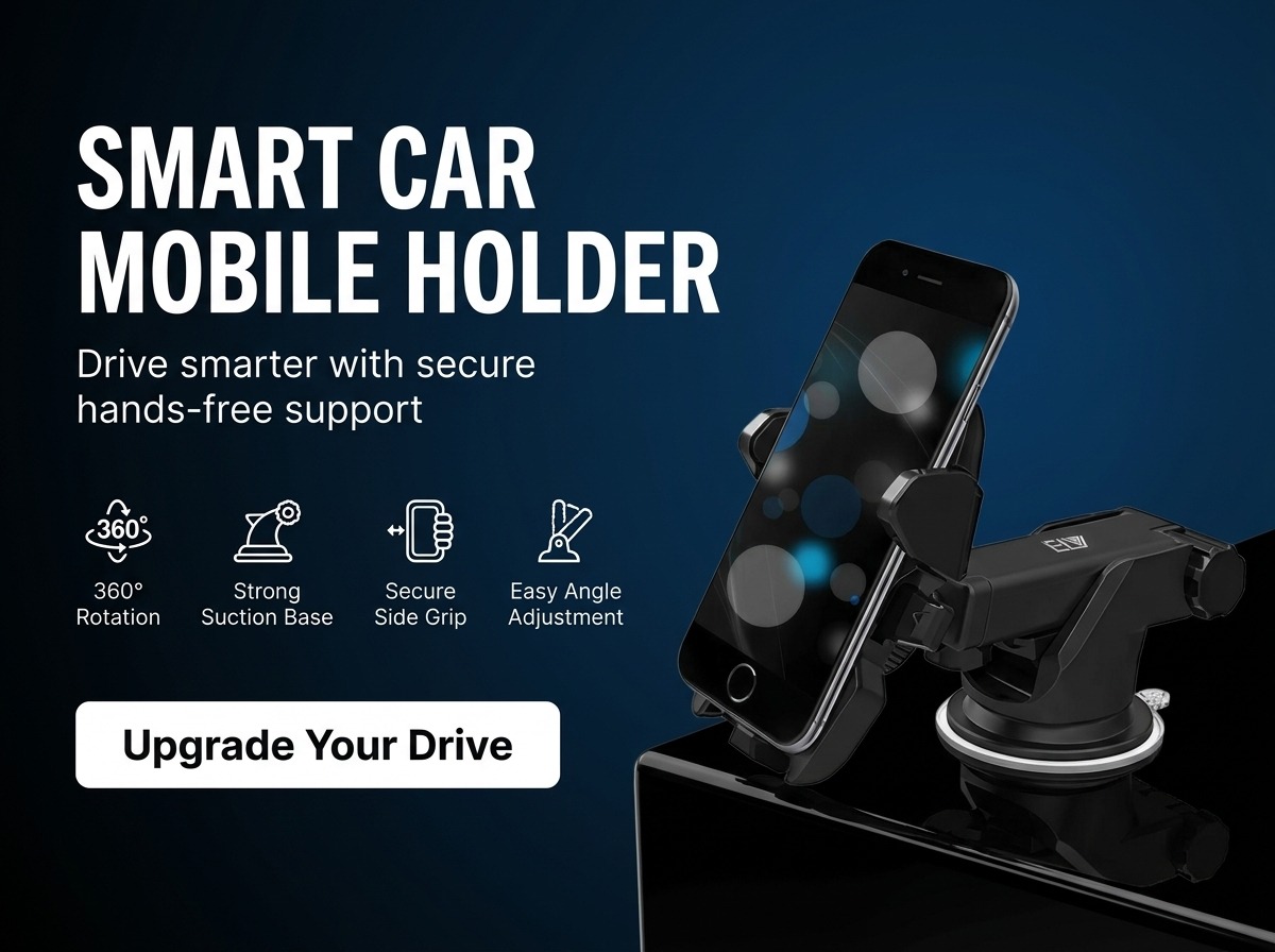 car mobile holder mounted on windshield for navigation use