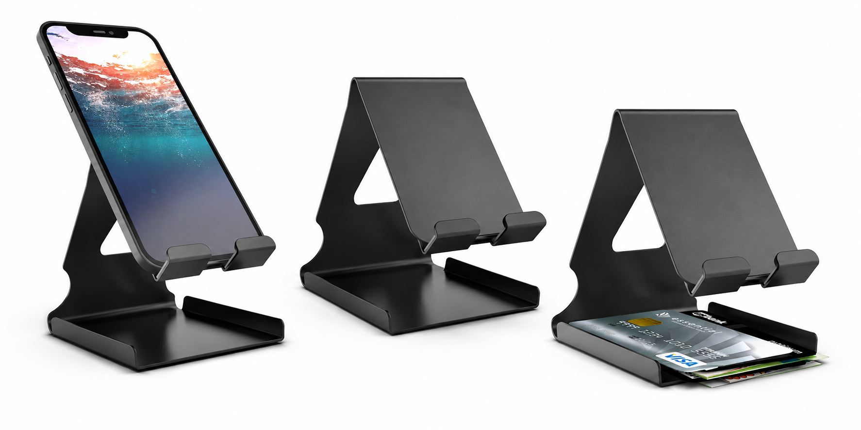 Universal mobile phone stand