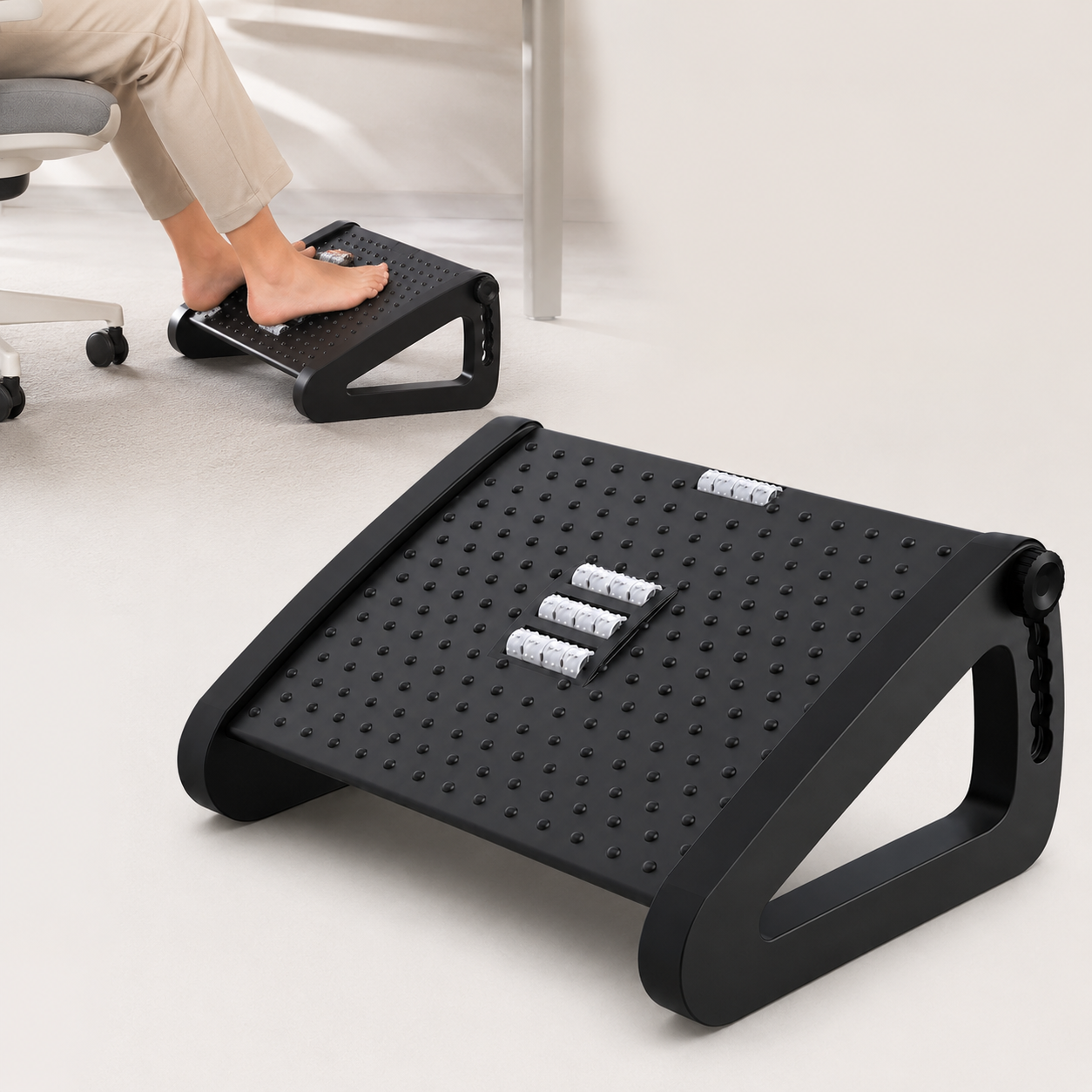 Adjustable Footrest for Office & Home