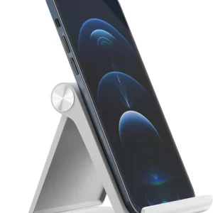 mobile stand black foldable phone holder